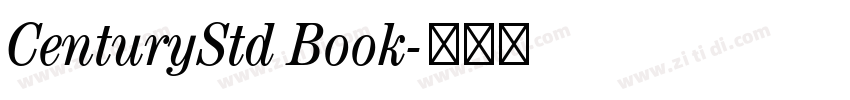 CenturyStd Book字体转换